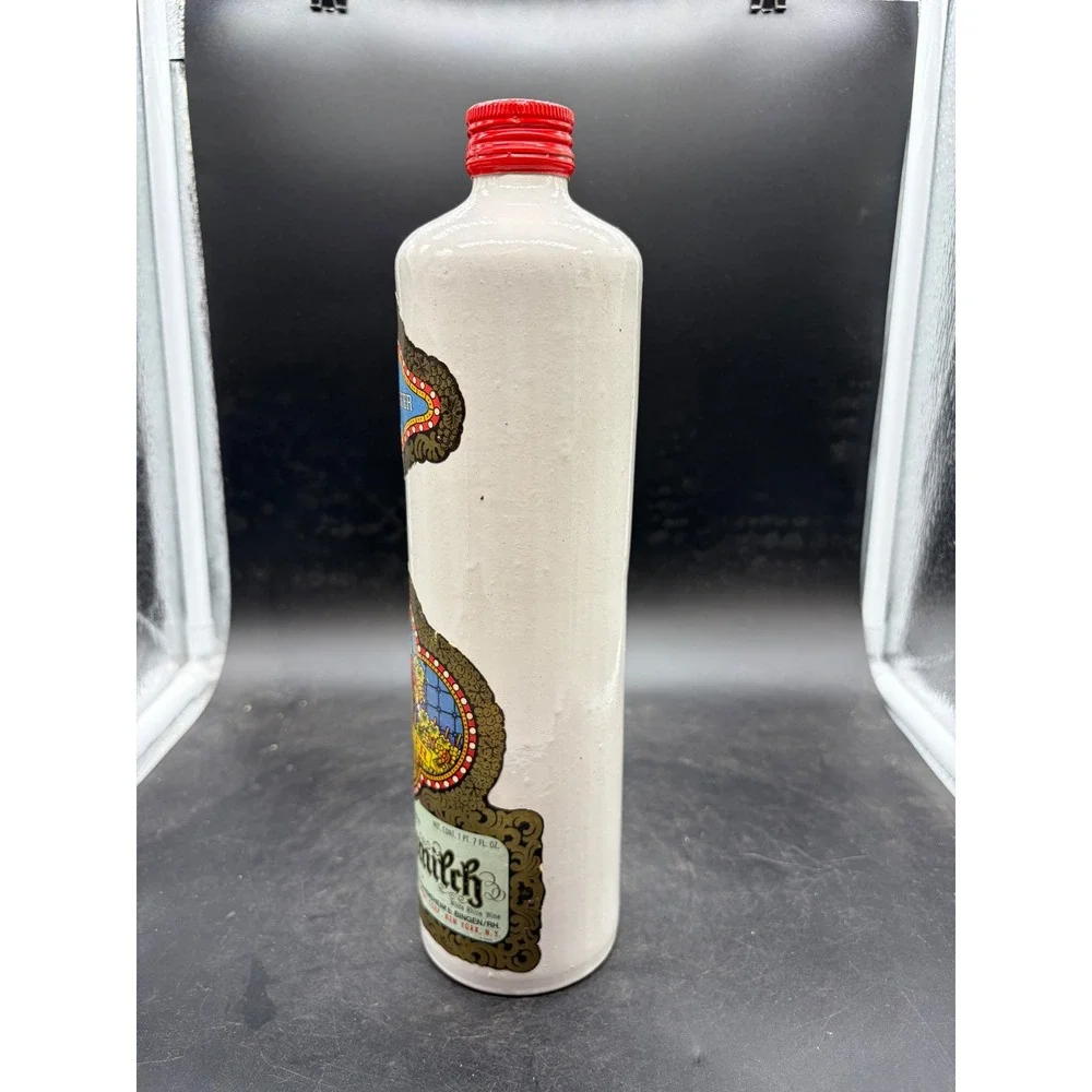 Vintage 1975 Beameister Liebfraumilch Ceramic Wine Bottle Germany 11.5 Inch